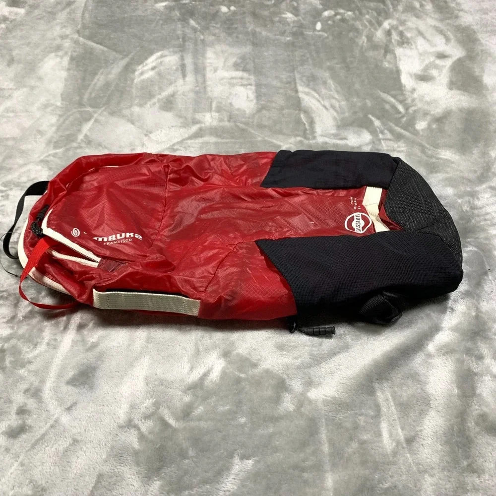 Timbuk2 Backpack Red Especial Raider Mission Cycling Lightweight Travel Commuter